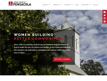 Tablet Screenshot of juniorleagueofpensacola.org